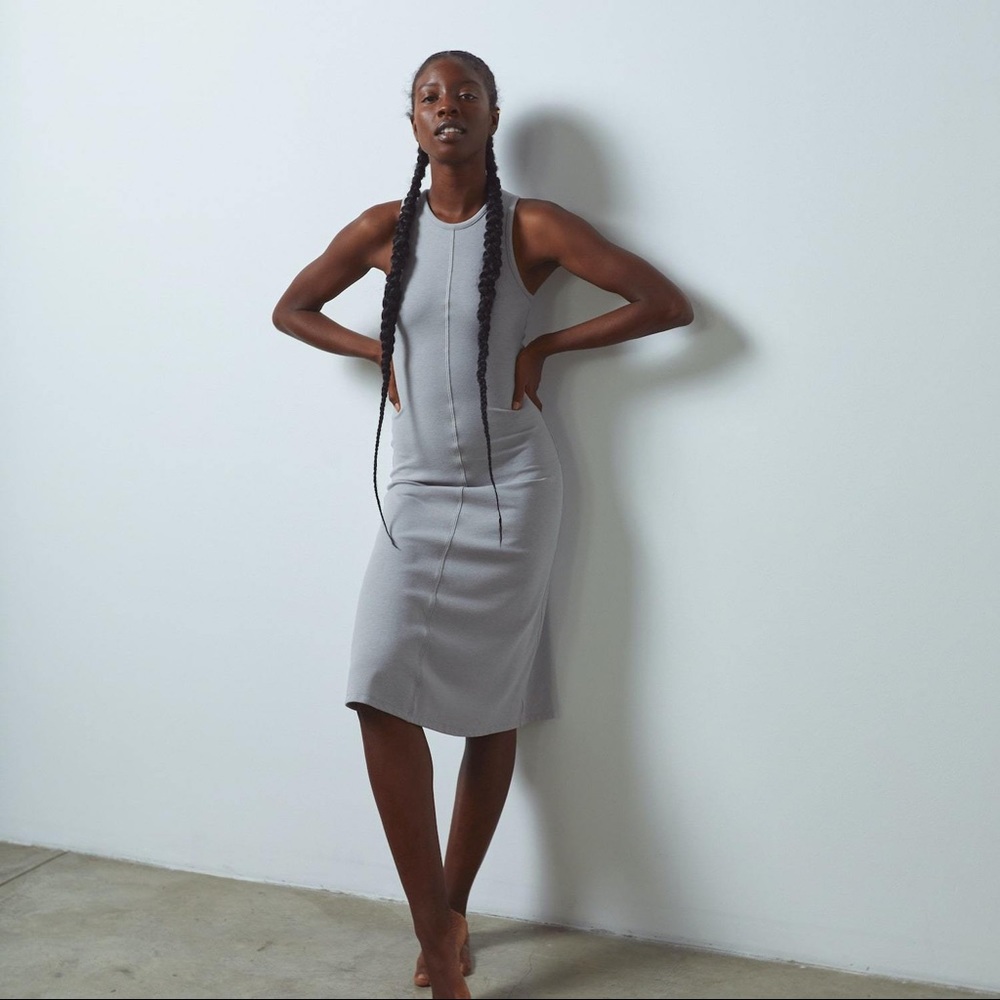 Lunya restore fitted dress, S